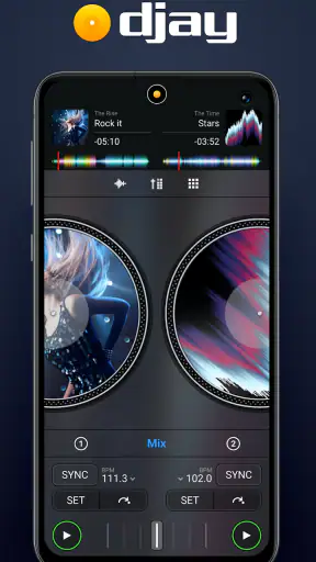 djay - DJ App & AI Mixer screenshot 1