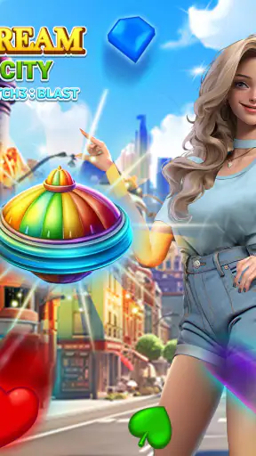 Dream City: Match3 blast screenshot 1