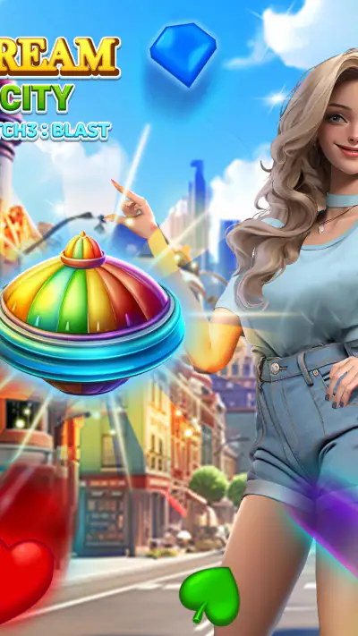 Dream City: Match3 blast screenshot 1