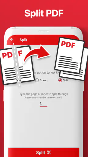 Editor PDF: Unir y separar PDF screenshot 1