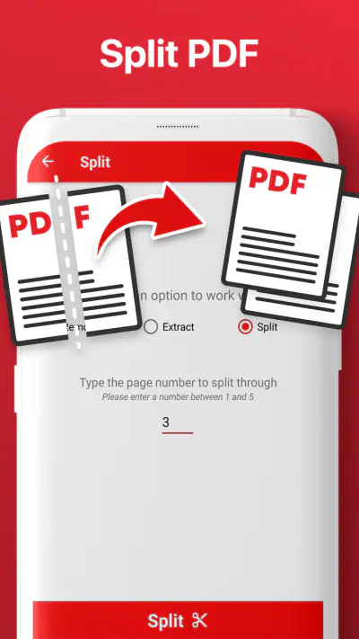 Editor PDF: Unir y separar PDF screenshot 1