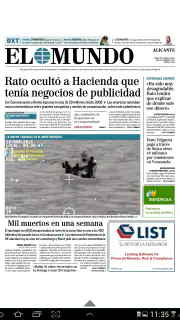 El Mundo Edición Impresa screenshot 8