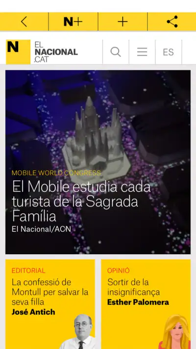 El Nacional.cat screenshot 1