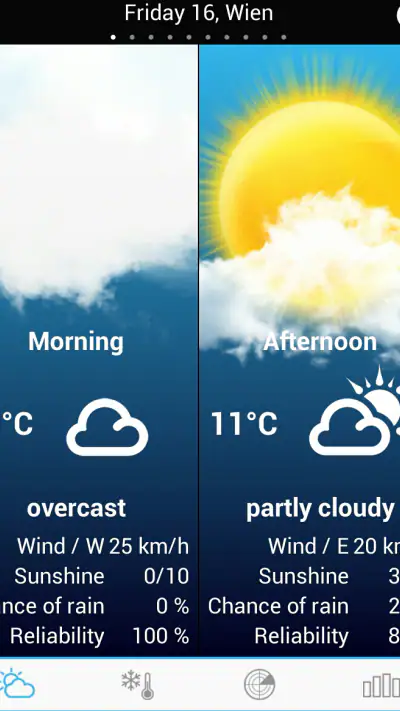 El Tiempo en Portugal screenshot 1