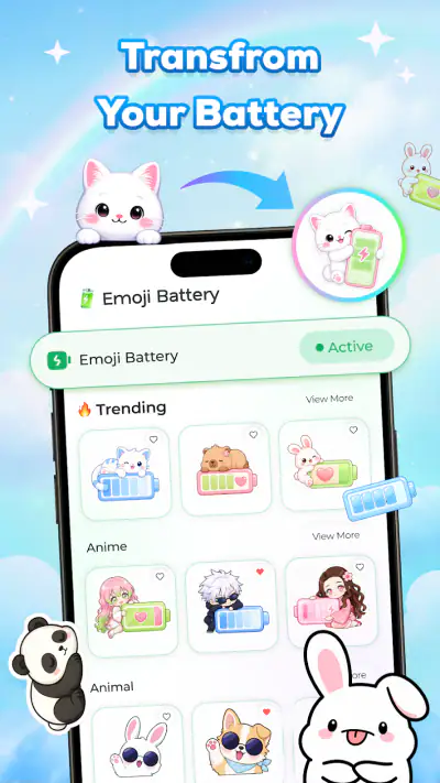Emoji Battery: Customize Icon screenshot 1