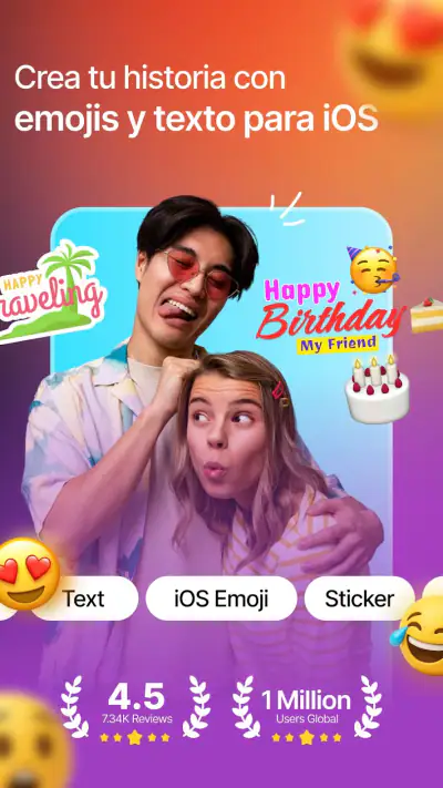 Emojis para Historias de iOS screenshot 1