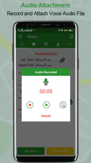 Employee Time Clock w/ GPS, Sc screenshot 4