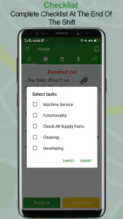 Employee Time Clock w/ GPS, Sc screenshot 5