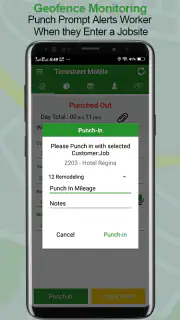 Employee Time Clock w/ GPS, Sc screenshot 7