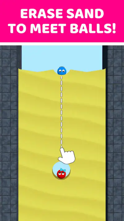 Erase Sand - Lucky Balls screenshot 1