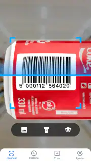 Escaner de códigos QR y barras screenshot 2