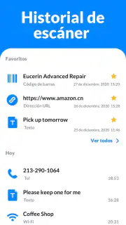 Escaner de códigos QR y barras screenshot 7