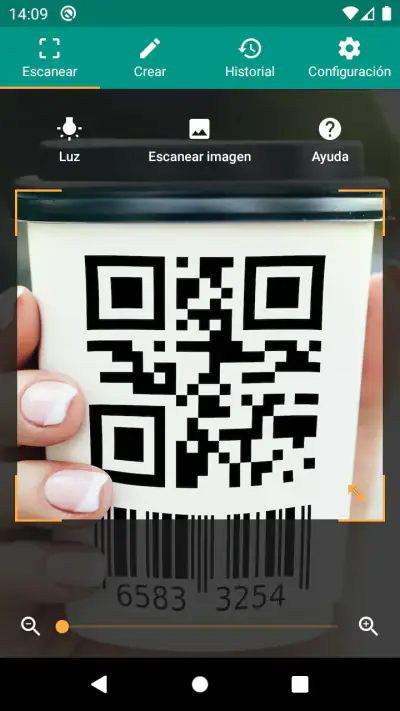 Escáner QR y de barras screenshot 1