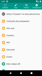 Escáner QR y de barras screenshot