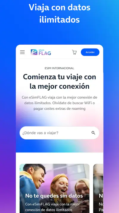 eSimFLAG: eSIM para viajar screenshot 1