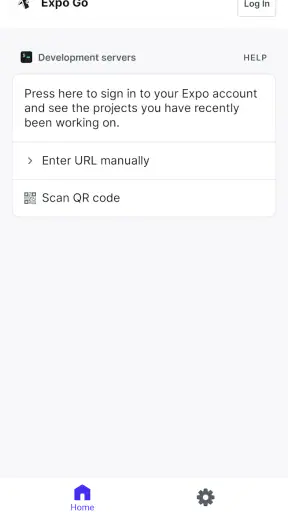 Expo Go screenshot 1