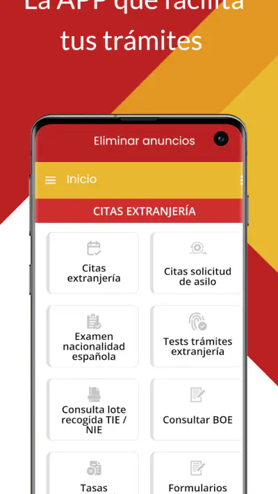 Extranjería App screenshot 1