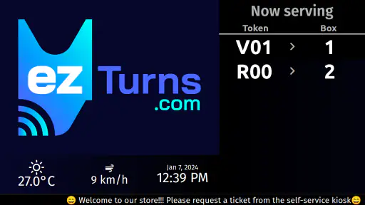 ezTurns Turnero en Pantalla screenshot 5