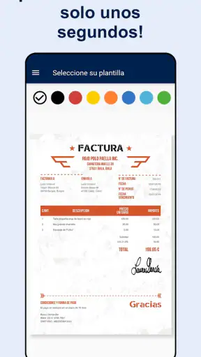 Factura App: Cree su factura screenshot 1