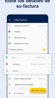 Factura App: Cree su factura screenshot 3