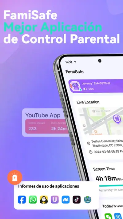FamiSafe: Control Parental screenshot 1