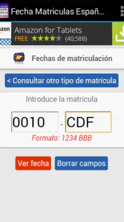 Fecha de Matriculación España screenshot 2