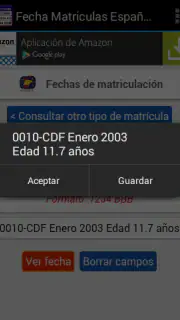 Fecha de Matriculación España screenshot 3