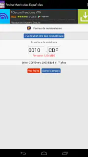 Fecha de Matriculación España screenshot 6