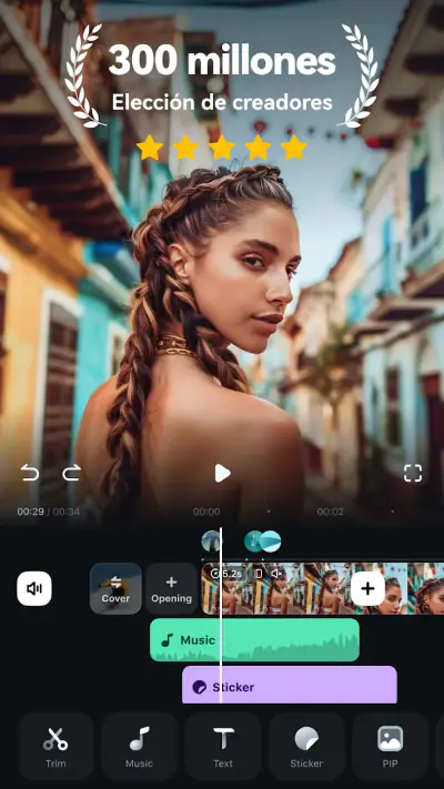Filmora - Editor de Vídeo IA screenshot 1