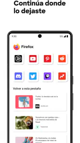 Firefox: navegador privado screenshot
