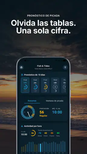 Fish & Tides: Índice de picada screenshot 1
