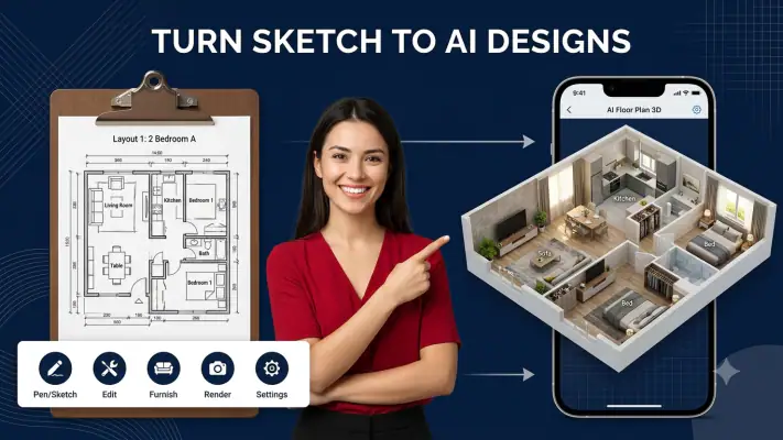 Floor Plan Creator: Home DecAi screenshot 1