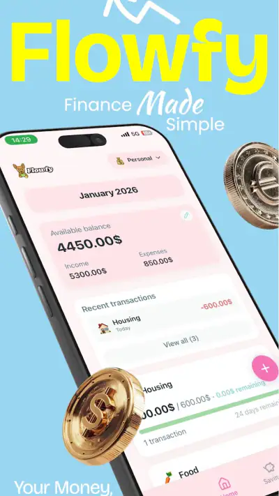 Flowfy: Budget & Expenses screenshot 1