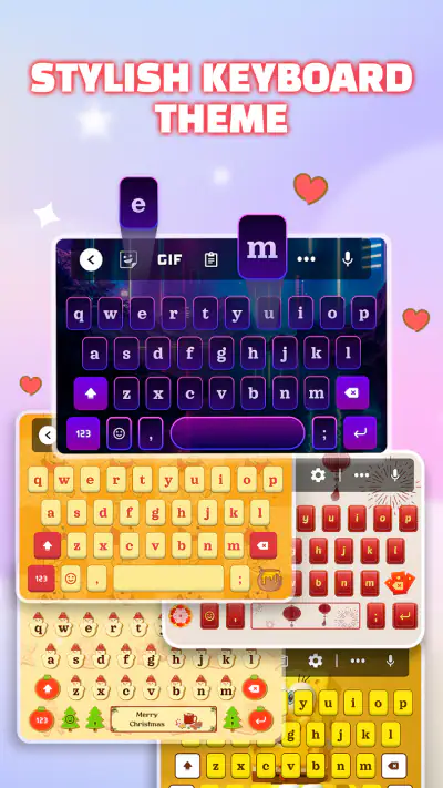 Font Keyboard : Theme & Emoji screenshot 1
