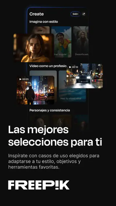 Freepik: Diseña y edita con IA screenshot 1