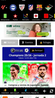 Fútbol Fantasy screenshot 1