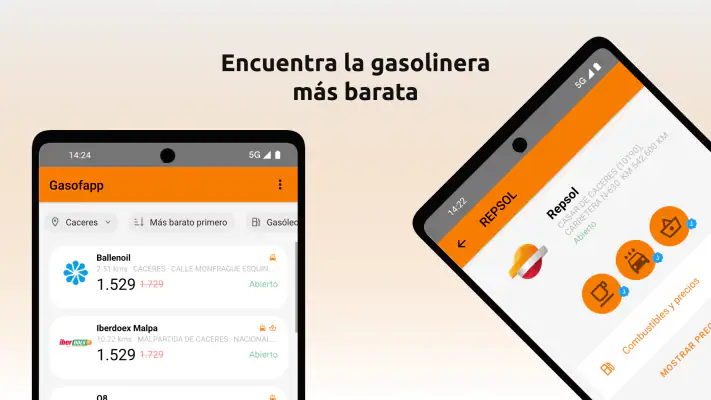 Gasofapp® - Gasolineras España screenshot 1