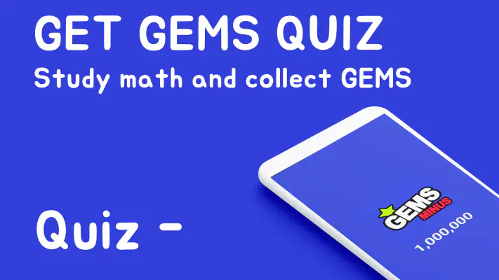 Gems Math Brawl Quiz - Minus screenshot 1
