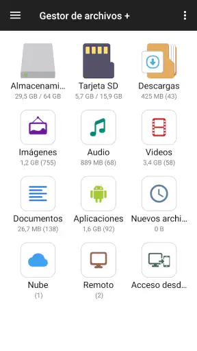 Gestor de archivos screenshot 1