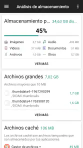 Gestor de archivos screenshot