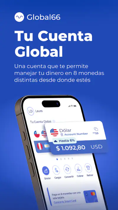 Global66: Tu Cuenta Global screenshot 1