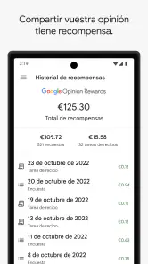 Google Opinion Rewards screenshot