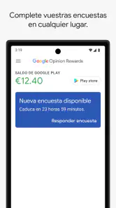 Google Opinion Rewards screenshot