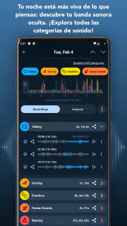 Grabador y Rastreador de Sueño screenshot 2