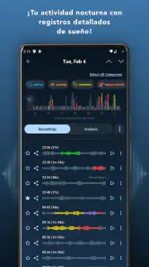 Grabador y Rastreador de Sueño screenshot