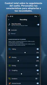 Grabador y Rastreador de Sueño screenshot