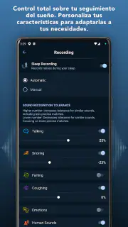 Grabador y Rastreador de Sueño screenshot 5