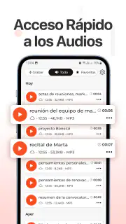Grabadora de voz screenshot 3