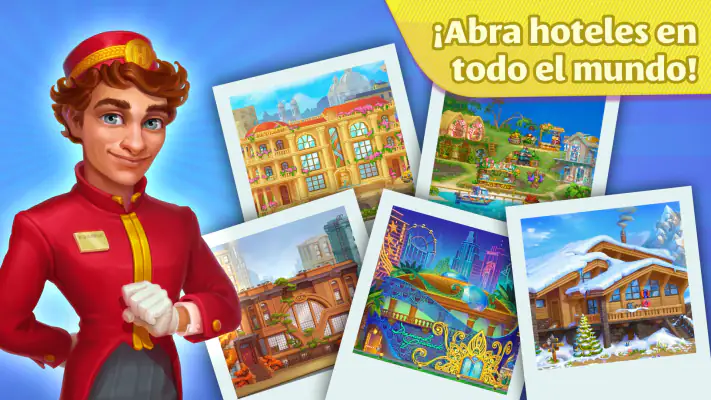 Grand Hotel Mania: Hotel juego screenshot 1