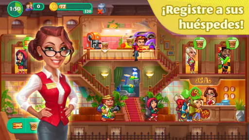 Grand Hotel Mania: Hotel juego screenshot